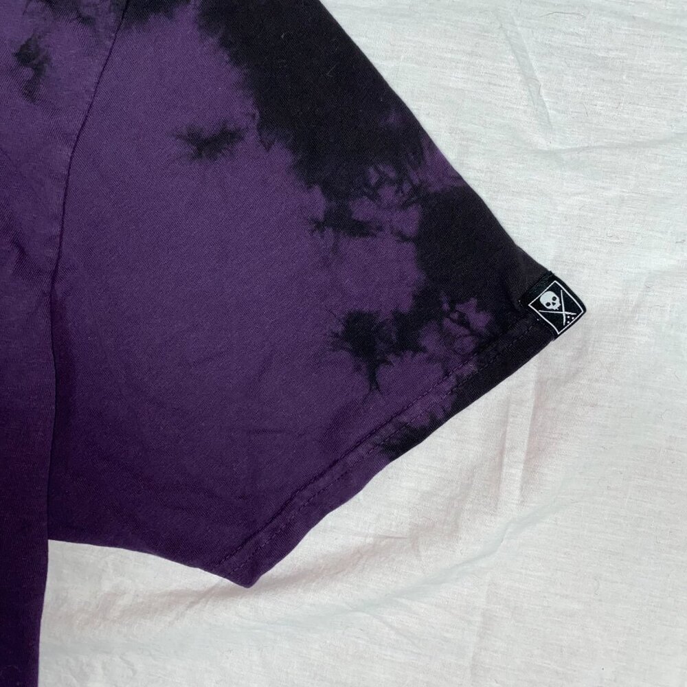 Unique 4X - Large Purple/Black Tie Dye T-Shirt - Sullen Art Premium Collective - Picture 5 of 7